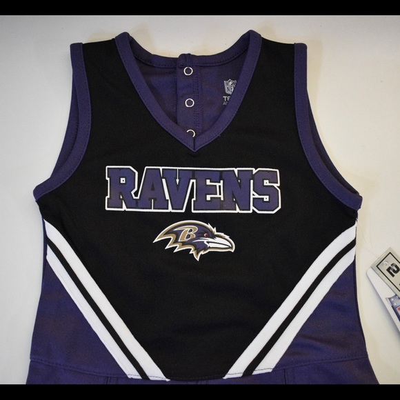 Baltimore Ravens Girls 2pc Cheerleader Outfit - Picture 5 of 6